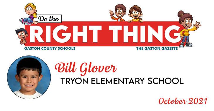 Bill Glover, Tryon Elementary